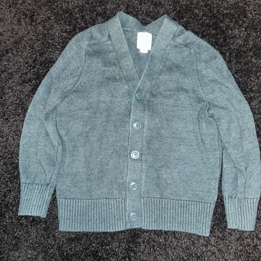 GAP Kids Green Cardigan Sweater